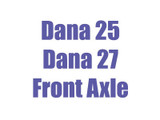 1955-1971 Jeep Dana 25 & 27 Front Axle